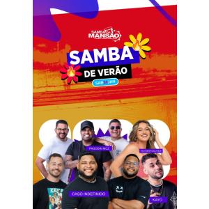 Samba de Verão realiza ação solidária e recebe Victoria Gouveia, Pagodin MCZ, Kayo e Caso Indefinido neste sábado