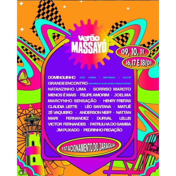 Verão Massayó - Programação Completa