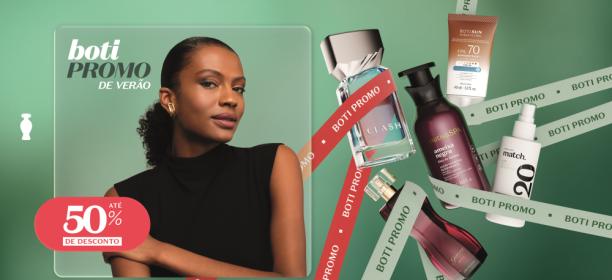 O Boticário apresenta Boti Promo com mais de 300 produtos com até 50% off para renovar a rotina de beleza