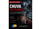 Chuva volta a Alagoas com alerta do INMET