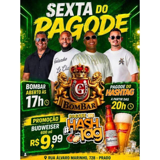 Sexta tem pagode no Bombar