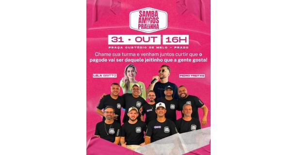 SAMBA, SOLIDARIEDADE E CONSCIENTIZAÇÃO: AMIGOS DA PRACINHA REALIZA EDIÇÃO ESPECIAL DO OUTUBRO ROSA