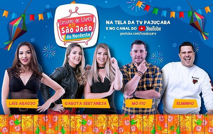 ‘Circuito Live São João do Nordeste’: projeto vai ser exibido a partir de sábado na TV Pajuçara