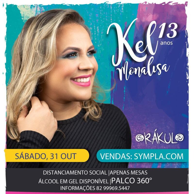 Kel Monalisa comemora 13 anos de carreira com show especial