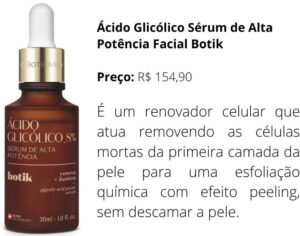 Botik Ácido Glicólico Sérum Facial De Alta Potencia, 30ml