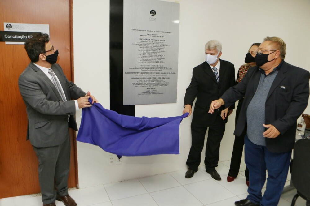 Judiciário de Alagoas inaugurou um Cejusc, no Maceió Shopping.