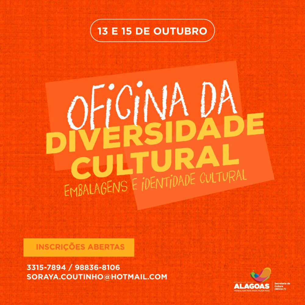 Secult abre vagas para Oficina da Diversidade Cultural com foco no artesanato