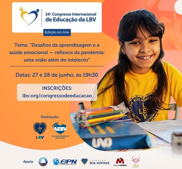 24º Congresso Internacional de Educação da LBV com inscrições abertas