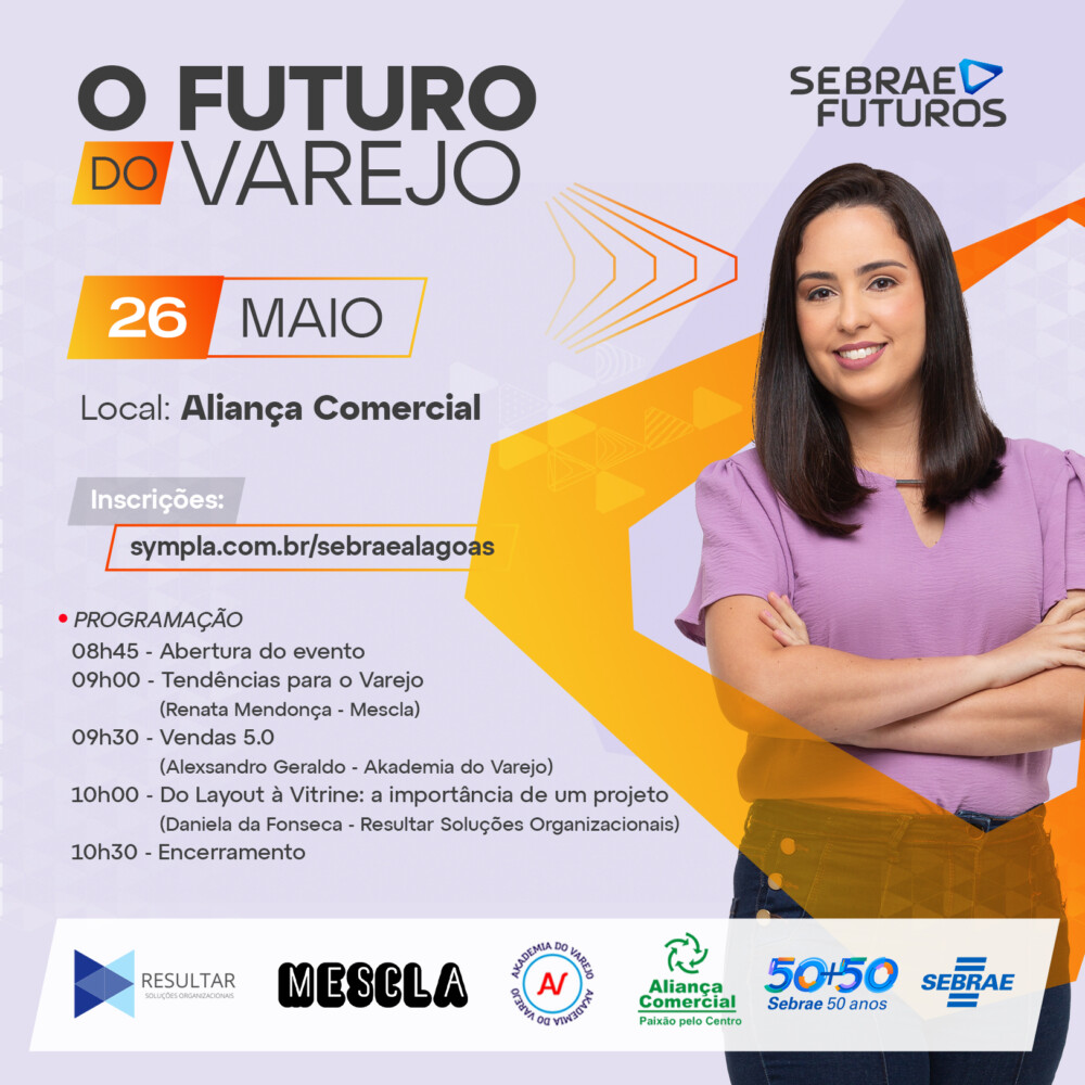 Nova edição de “O Futuro do Varejo” será realizada nesta quinta-feira (26)