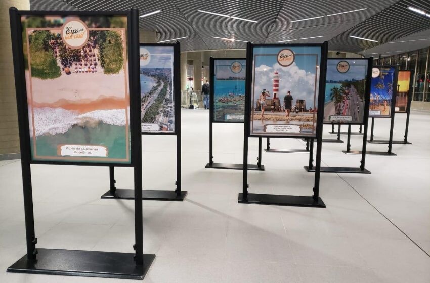 Destino Maceió é destaque em exposição fotográfica no metrô de São Paulo