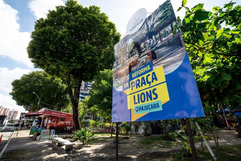 Participação popular ajuda na transformação da Praça Lions, na Pajuçara