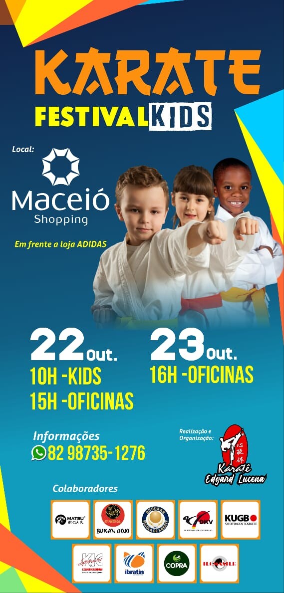 Neste final de semana o Maceió Shopping recebe o Karatê Festival Kids