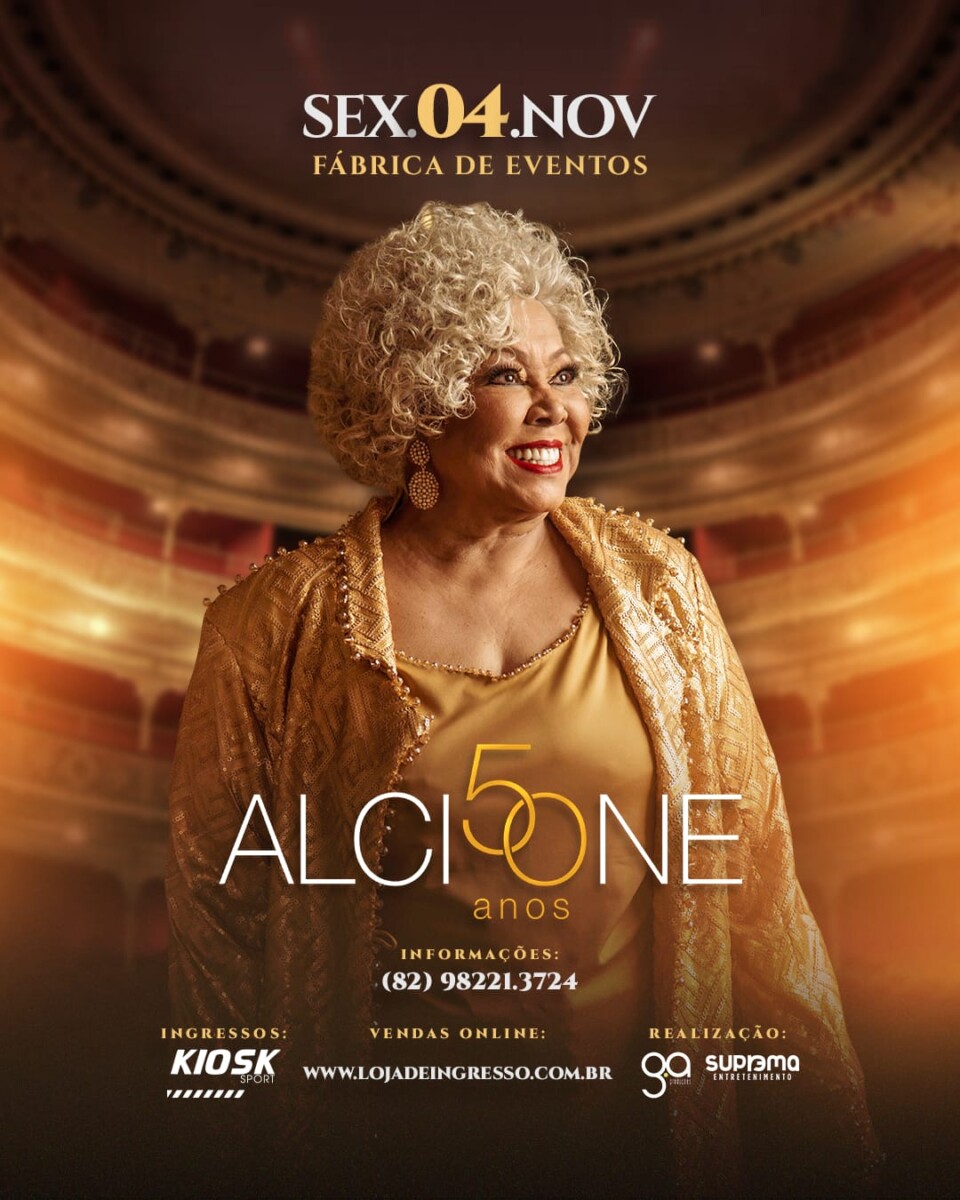 Maceió receberá show da cantora Alcione em novembro