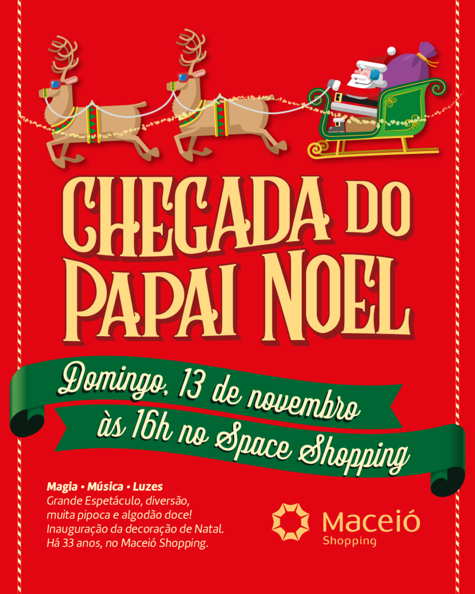 Contagem regressiva para a chegada do Papai Noel