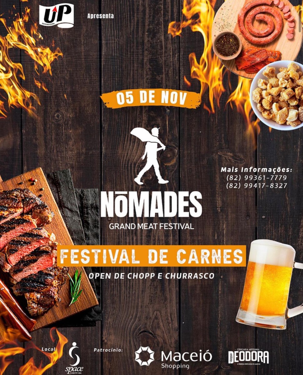 Maceió Shopping recebe 1ª edição do Nômades Grand Meat Festival