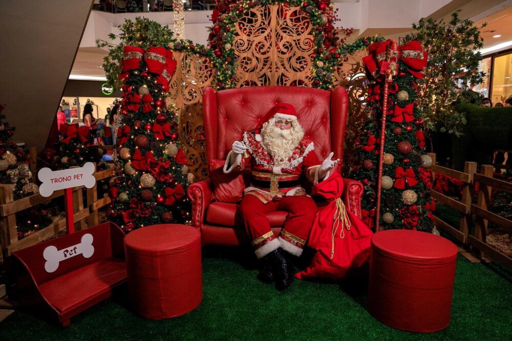 Neste domingo! Papai Noel abre temporada natalina no shopping