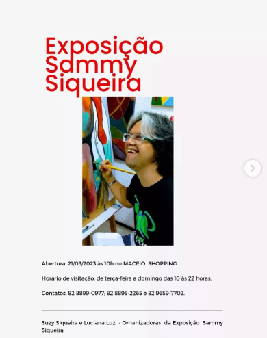 Exposição Sammy Siqueira no Maceió Shopping