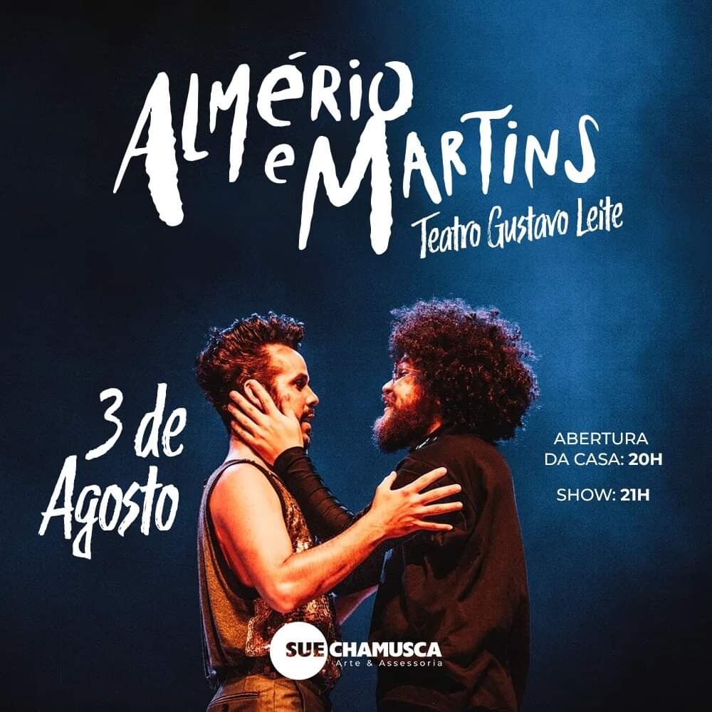 Almério & Martins fazem show imperdível na capital Maceió