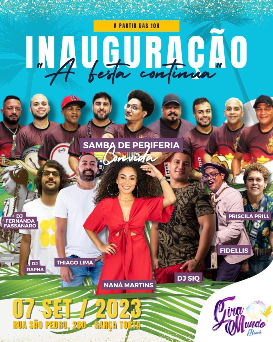 Samba da Pereriferia recebe diversos convidados especiais em show na Garça Torta