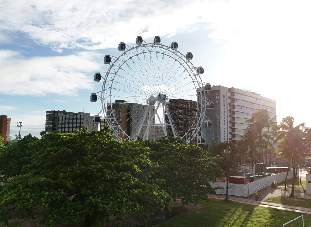 Roda Maceió entra na fase final de construção e promete novo cartão-postal turístico na capital