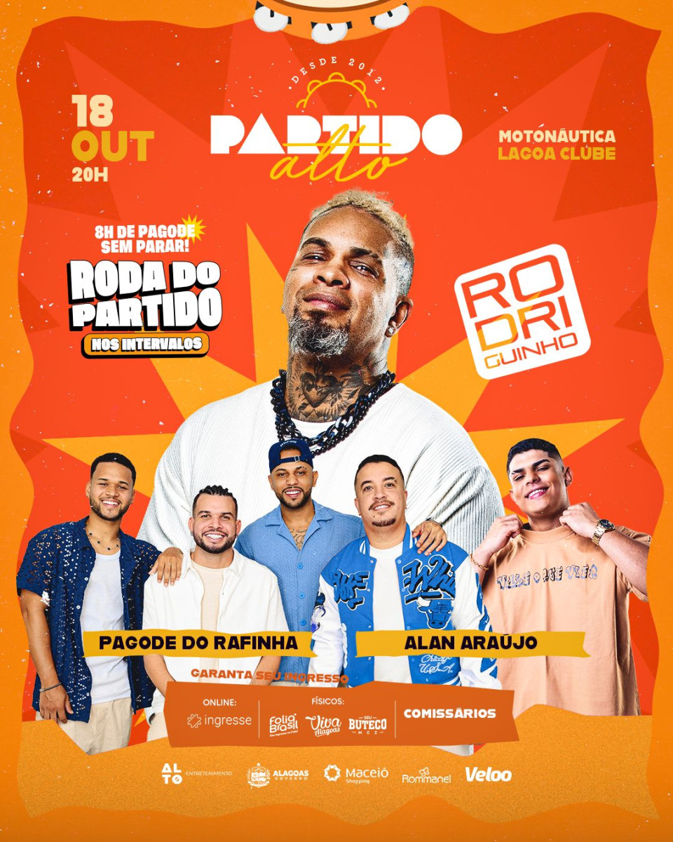 Partido Alto 2025 promete agitar os apaixonados por pagode na sua 13ª edição